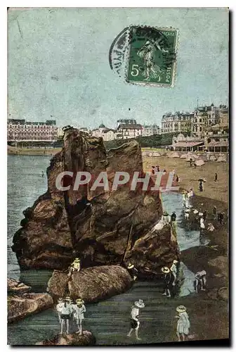 Cartes postales Biarritz Grande plage