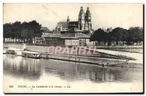 Ansichtskarte AK Tours La Cathedrale et le Cirque