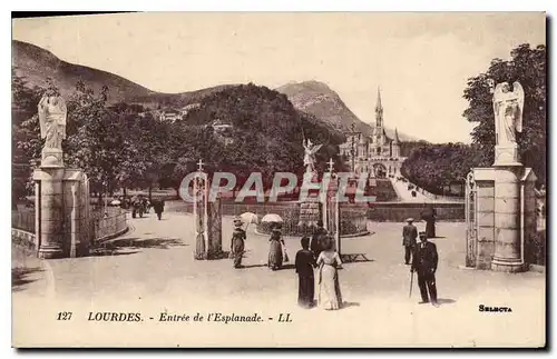 Cartes postales Lourdes Entree de l'Esplanade