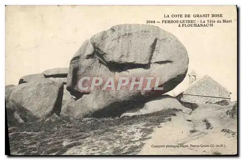 Cartes postales La Cote de Granit Rose Perros Guirec La Tete de Mort a Ploumanach