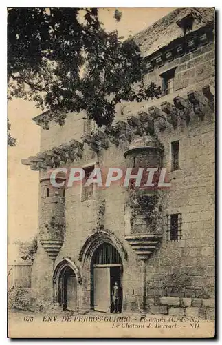 Cartes postales Env de Perros Guirec Le Chateau de Barrach