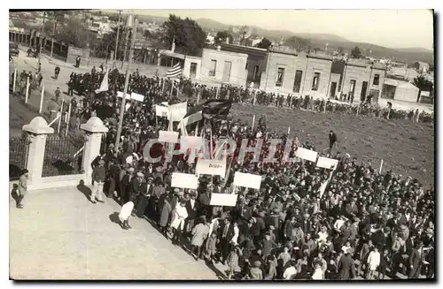 CARTE PHOTO Manifestation