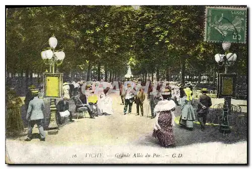 Cartes postales Vichy Grande Allee du Parc