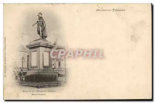 Cartes postales Statue du General Desaix Clermont Ferrand