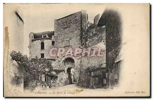 Cartes postales Cordes La Porte de l'Ouest