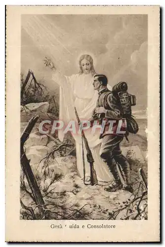 Cartes postales Gesu uida e Consolatore