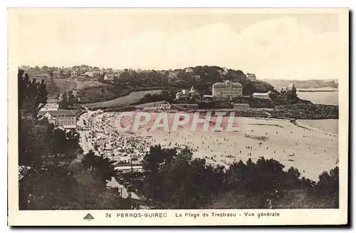 Cartes postales Perros Guirec La Plague de Trestraou Gue generale