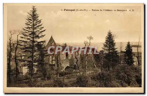 Ansichtskarte AK Paimpol Ruines de l'Abbaye de Beauport