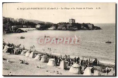 Ansichtskarte AK St Quay Portrieux La Plage et la Pointe de l'Isnin