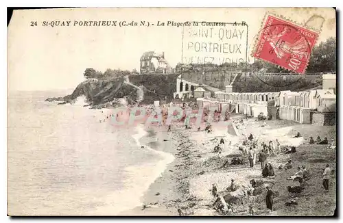 Ansichtskarte AK St Quay Portrieux La Plage de la Comtesse