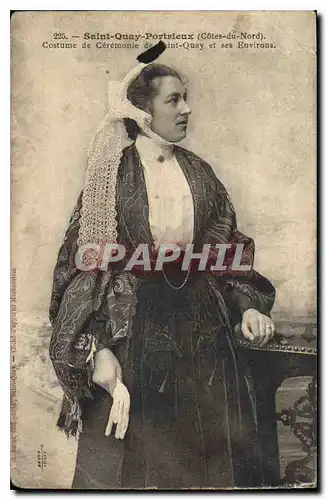 Cartes postales Folklore Saint Quay Portrieux Cotes du Nord Costume de Ceremonie de Saint Quay et ses Environs