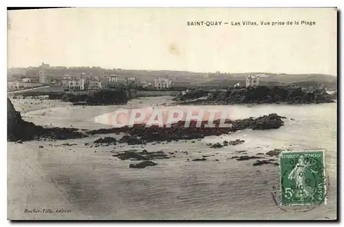 Cartes postales Saint Quay Les Villas Vue prise de la Plage