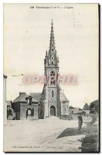 Ansichtskarte AK Chantepie L'Eglise