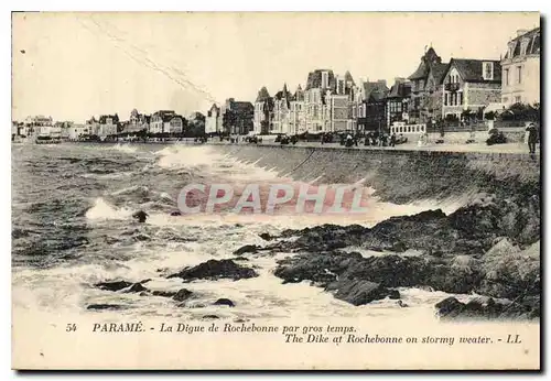 Cartes postales Parame La Digue ed Rochebonne par gros temps