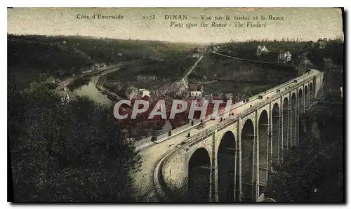 Ansichtskarte AK Cote d'Emeraude Dinan Vue sur le viaduc  et la Rance