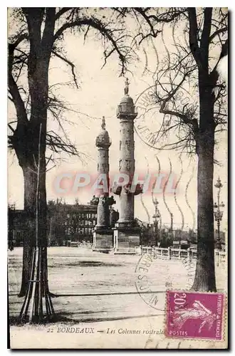 Ansichtskarte AK Bordeaux Les Colonnes rostrale