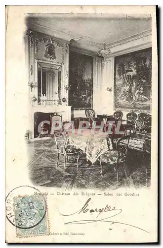 Ansichtskarte AK Mercues Chateau des Eveques Salon des Gobelins