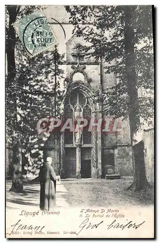 Cartes postales Liguge L'Abbaye St Martin