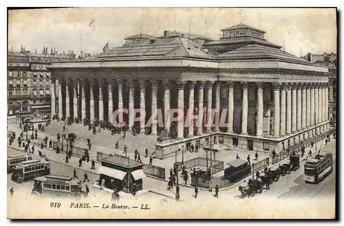 Cartes postales Paris La Bourse