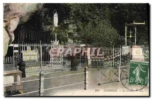 Cartes postales Lourdes La Grotte