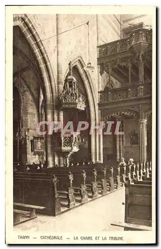 Ansichtskarte AK Thann Cathedrale La Chaire et la Tribune