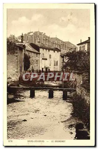 Cartes postales Bains Les Bains Le Bagnerot