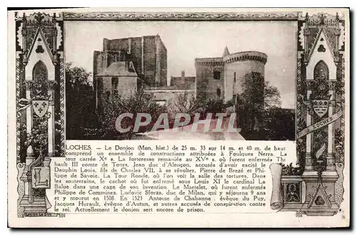 Cartes postales Loches Le Donjon