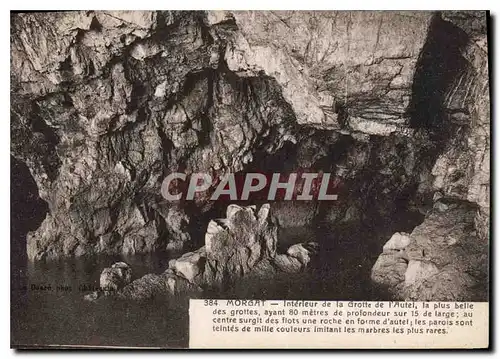 Cartes postales Morgat Interieur de la Grotte de l'Autel la plus belle des grottes