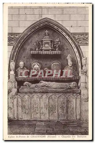 Cartes postales Eglise St Pierre de Chauvigny Chapelle des Reliques
