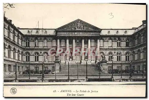 Cartes postales Amiens Le Palais de Justice