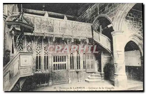 Ansichtskarte AK Environs de Lannion Interieur de la Chapelle  de Notre Dame