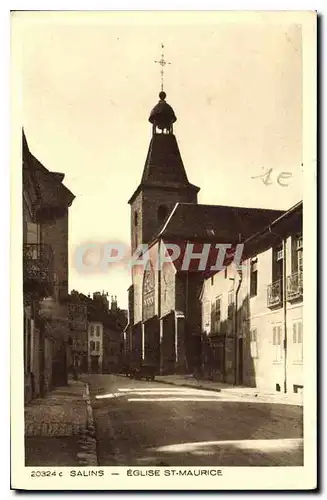 Cartes postales Salins Eglise St Maurice
