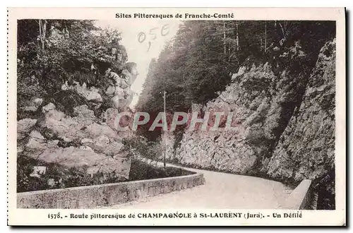 Ansichtskarte AK Route pittoresque de Champagnole a St Laurent Jura Un defile