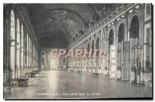 Cartes postales Versailes Galerie des Glaces