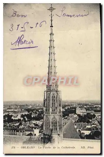 Cartes postales Orleans LA Fleche de la Cathedrale