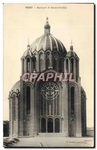 Cartes postales Reims Basilique de Sainte Clotilde