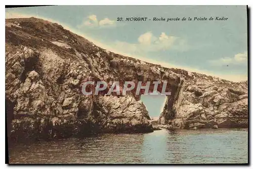 Ansichtskarte AK Morgat Roche percee de la Pointe de Kador