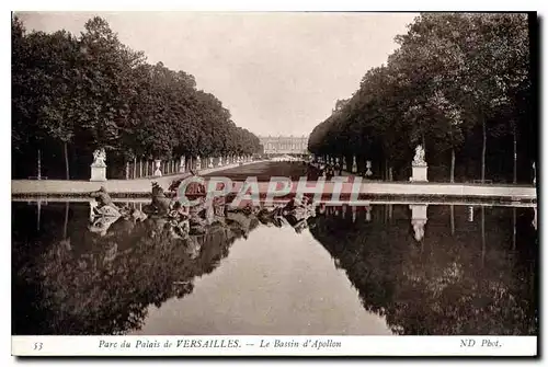 Ansichtskarte AK Parc du Palais de Versailles Le Bassin d'Apollon