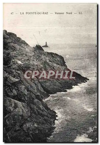 Ansichtskarte AK La Pointe du Raz Versant Nord