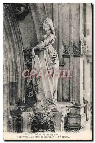 Ansichtskarte AK Bourg Eglise de Brou Figure du Tombeau de Marguerite d'Autriche