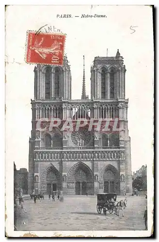 Cartes postales Paris Notre Dame