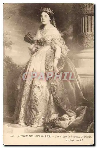 Cartes postales Musee de Versailles Son Altesse la Princesse Mathilde Dubufe