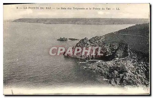 Ansichtskarte AK La Pointe du Raz La Baie des Trepasses et la Pointe du Van