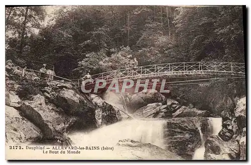 Cartes postales Dauphine Allevard les Bains Isere Le Bout du Monde