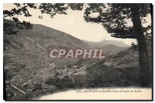 Ansichtskarte AK Allevard les Bains Isere et Vallee du Breda