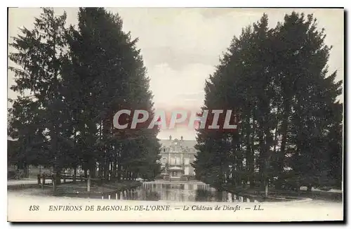 Cartes postales Environs de Bagnoles de L'Orne Le Chateau de Dieufit