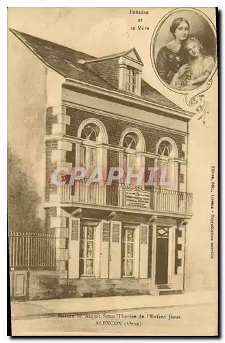 Cartes postales Therese et sa Mere Alencon