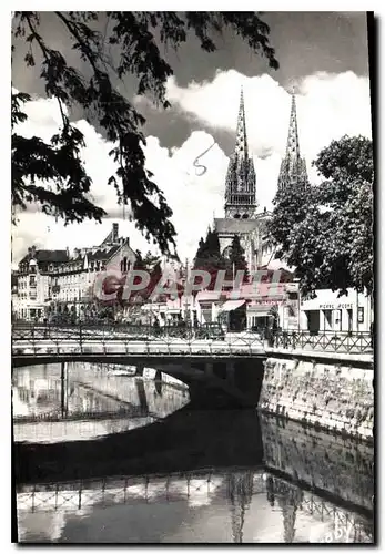 Cartes postales moderne Quimper Finistere Quai Kerguelen sur l'Oder