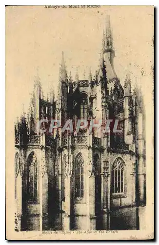 Cartes postales Abbaye du Mont St Michel