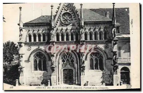 Ansichtskarte AK Abbaye de Haute Combe Savoie Portail de la Chapelle